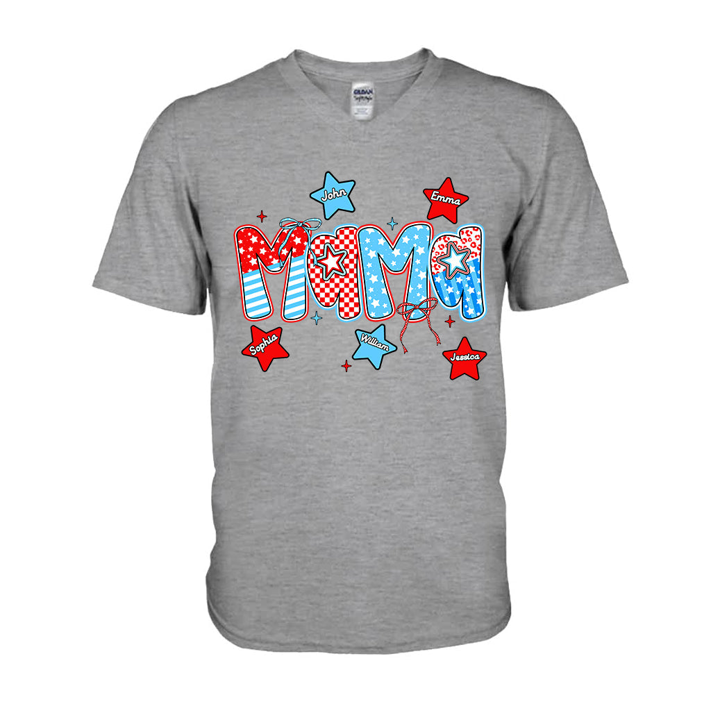 4th of July Mama - Personalized Mother T-shirt And Hoodie