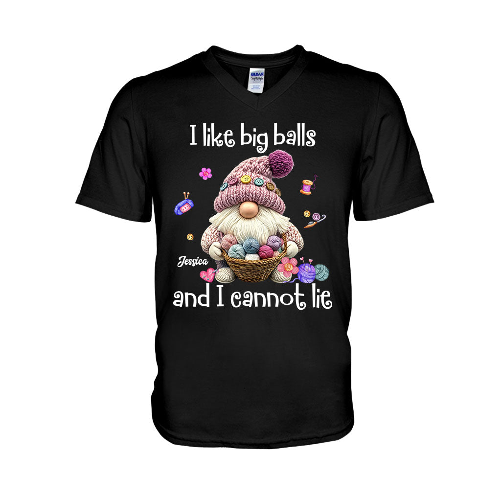 J'aime les grosses boules et je ne peux pas mentir - T-shirt et sweat à capuche personnalisés au crochet