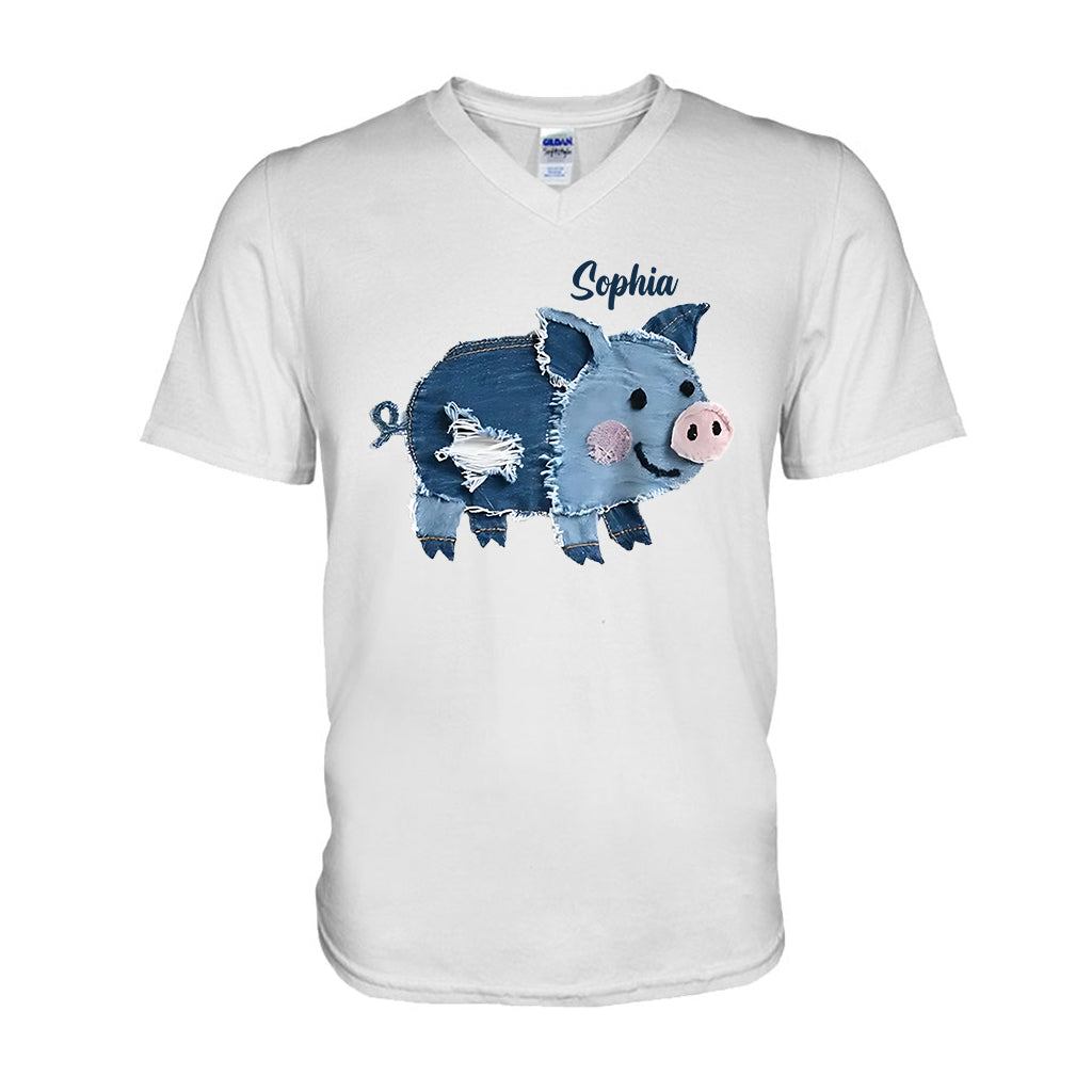 Adorable cochon - T-shirt et sweat à capuche personnalisés pour les amoureux des cochons