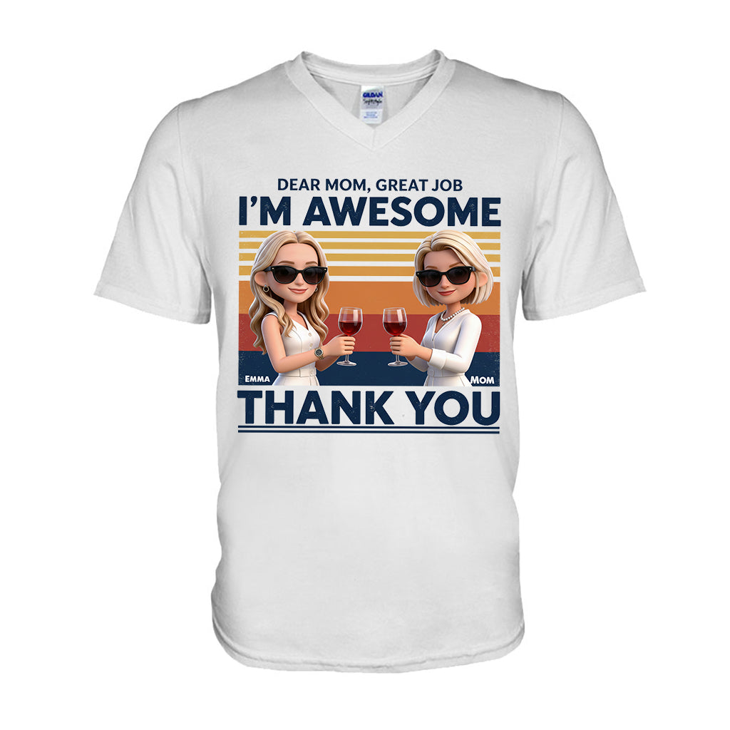 Dear Mom, Thank You - Personalized Mother T-shirt And Hoodie