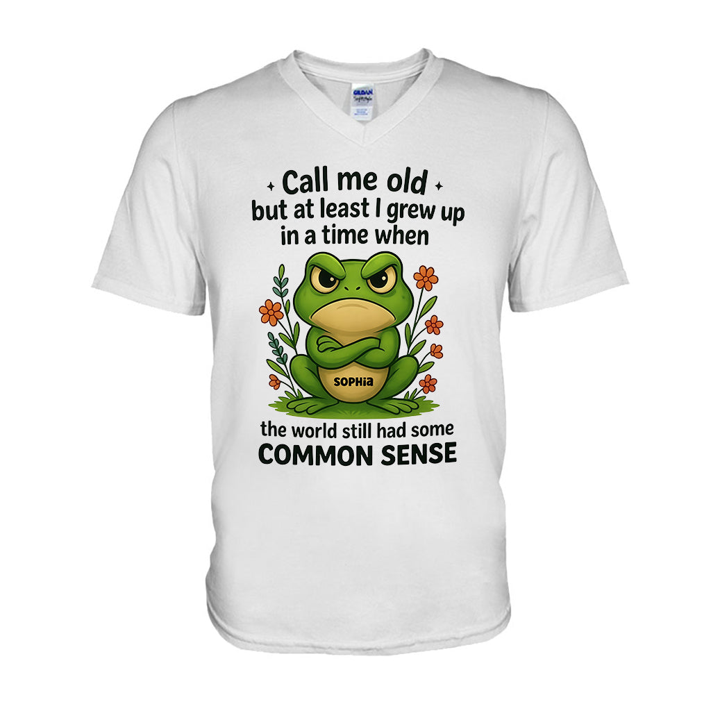 Appelez-moi vieux - T-shirt et sweat à capuche personnalisés Love Frog