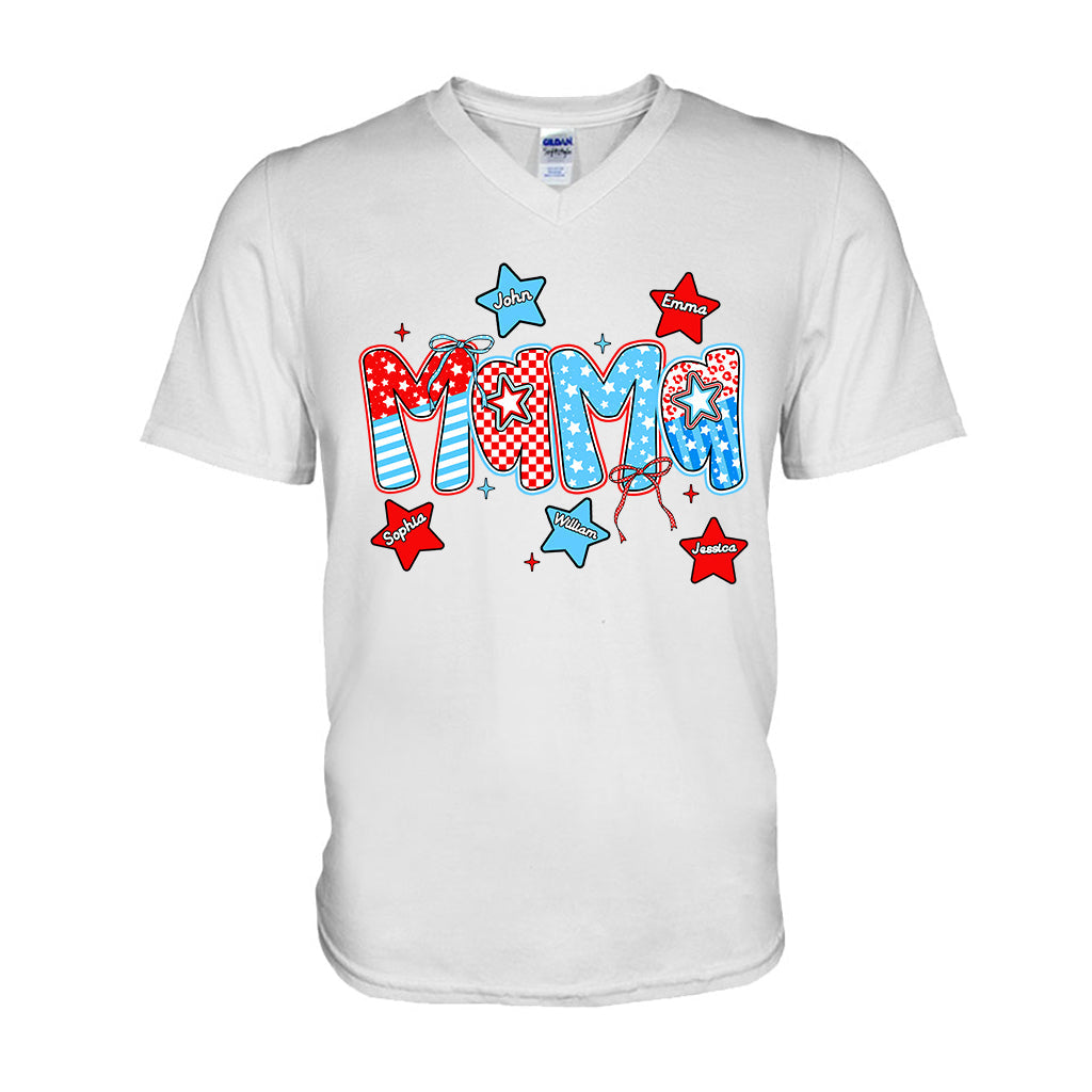 4th of July Mama - Personalized Mother T-shirt And Hoodie