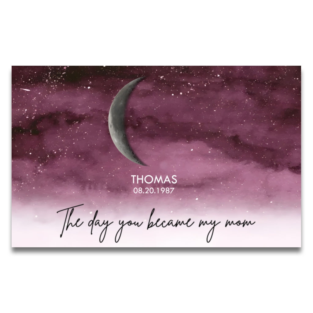 Les jours où tu es devenue notre maman - Toile et affiche personnalisées pour maman
