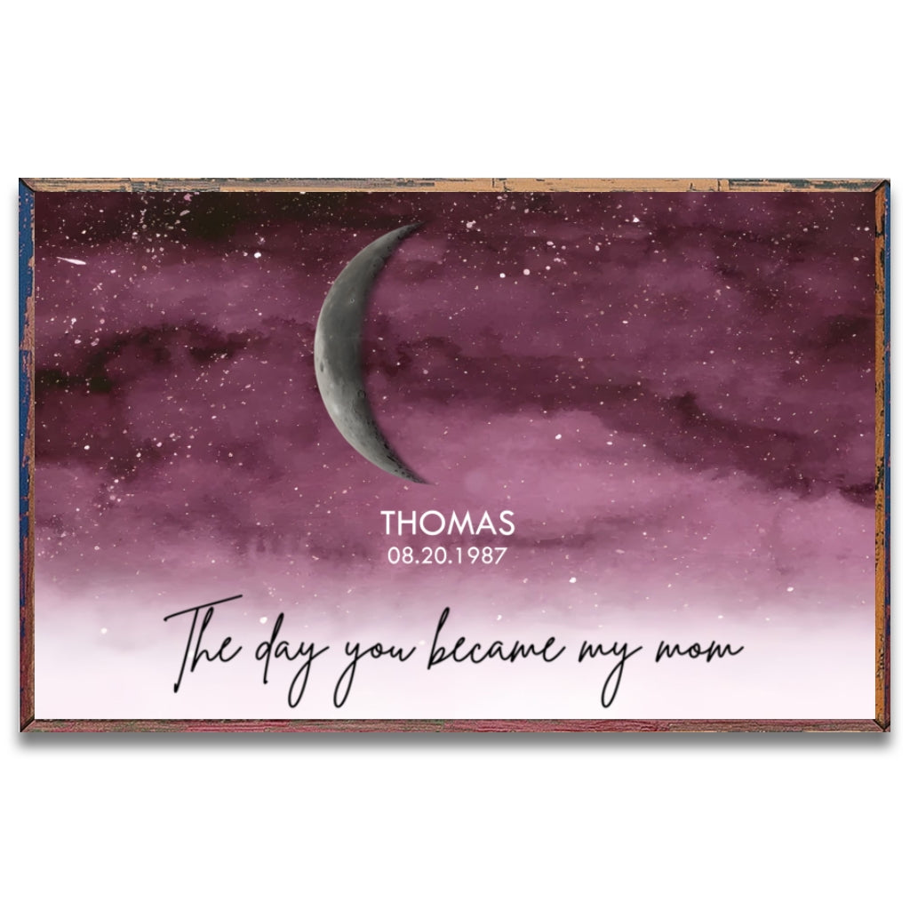 Les jours où tu es devenue notre maman - Toile et affiche personnalisées pour maman