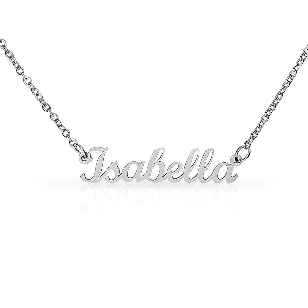 Collier personnalisé avec nom (sans carte) 