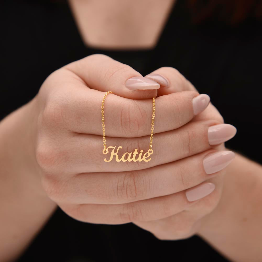 Collier personnalisé avec nom (sans carte) 