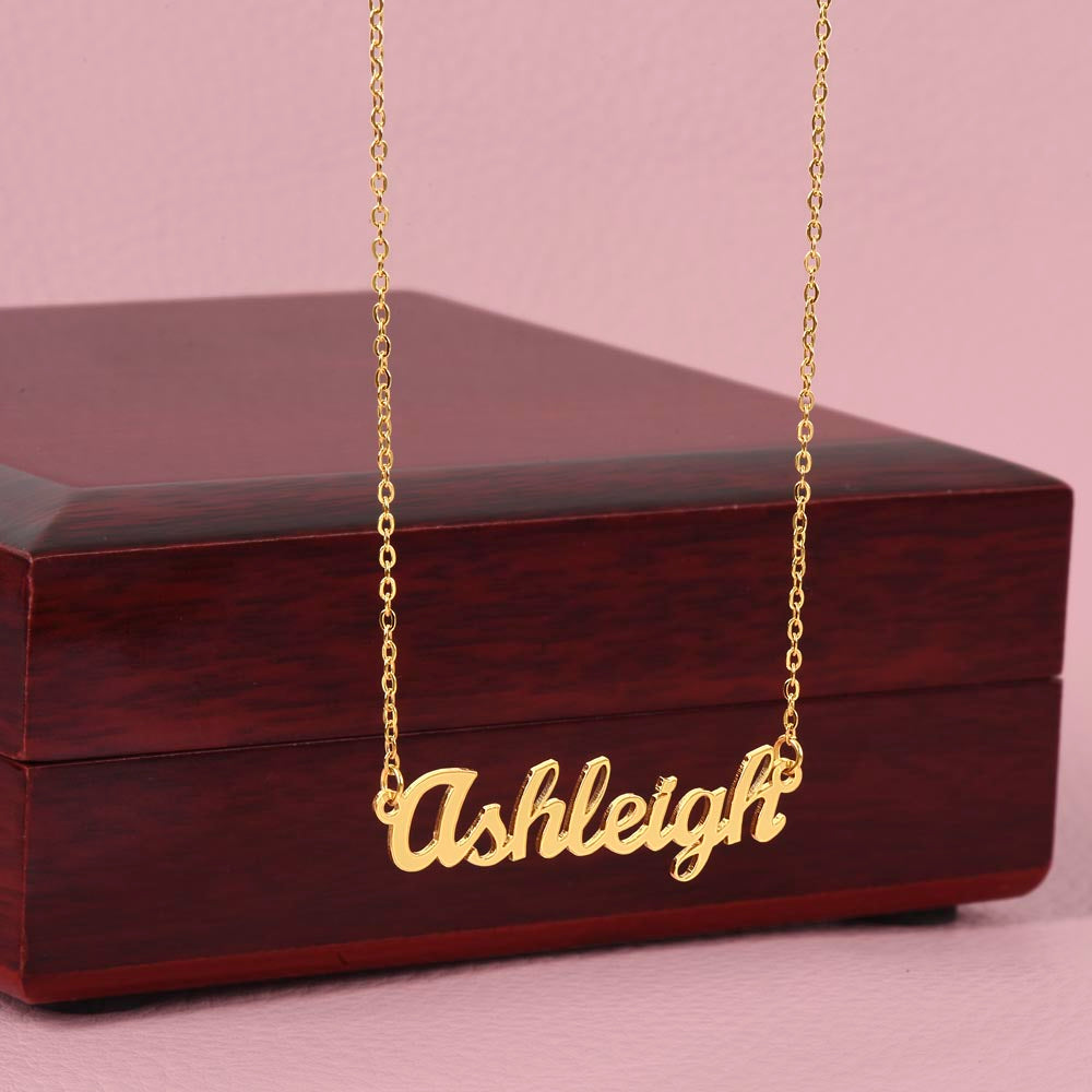 Collier personnalisé avec nom (sans carte) 