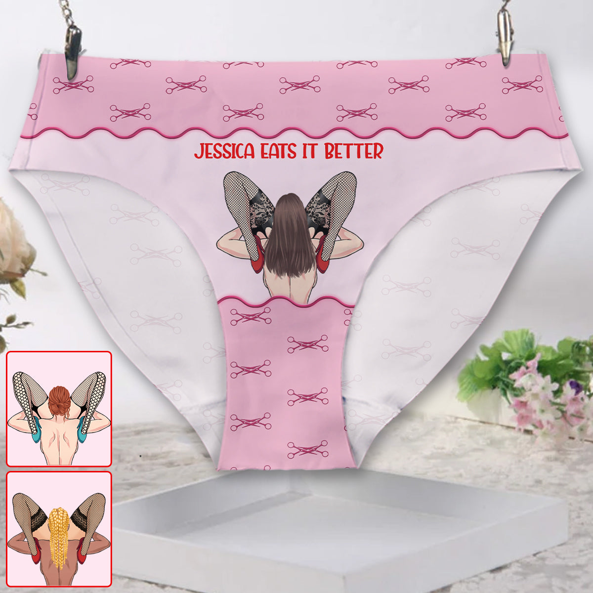 My Girl Eats It Better - Personalized LGBT Support Women's Briefs