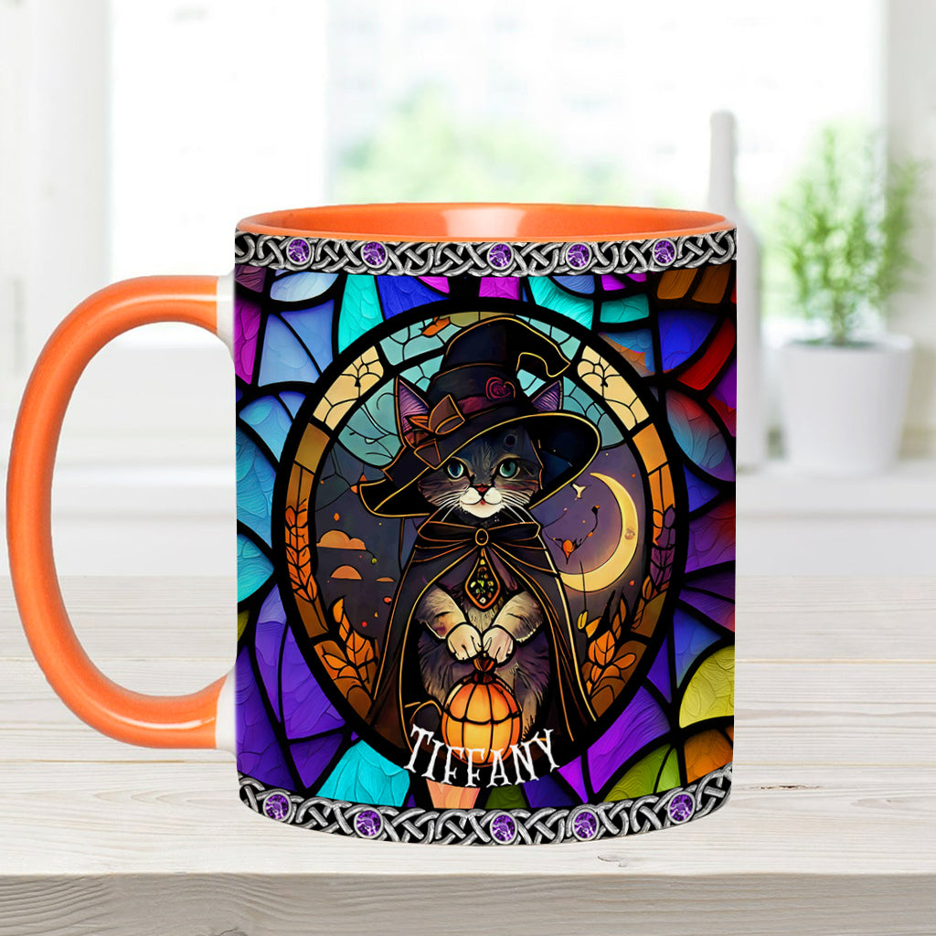 Mug personnalisé Sorcière en vitrail - Magnifique mug à motif sorcière