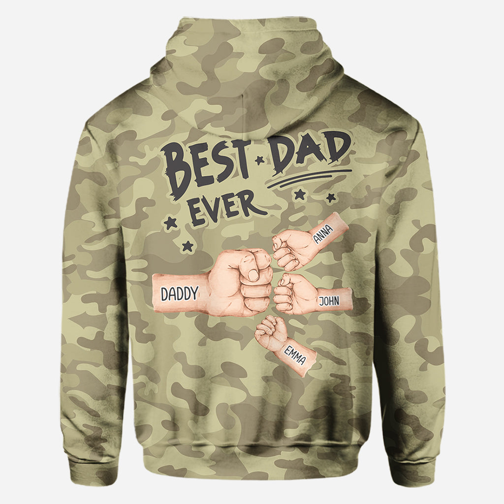 Best Dad Ever - Personalized Father All Over Shirt