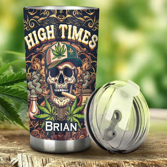 Gobelet isotherme personnalisé High Times Skull 420