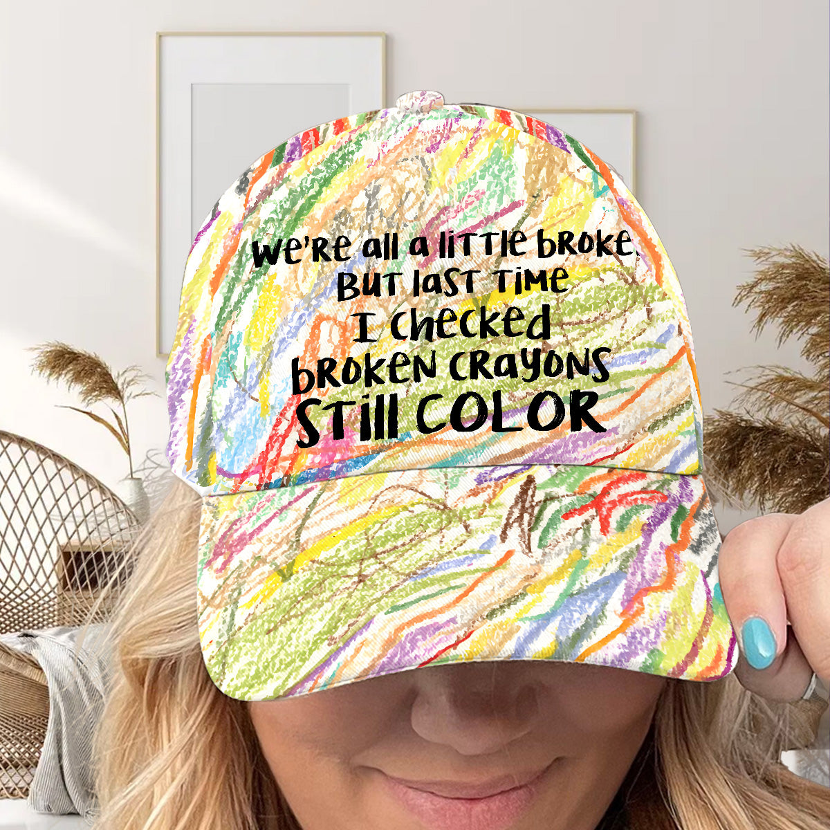 Nous sommes tous un peu brisés - Casquette classique de prévention du suicide