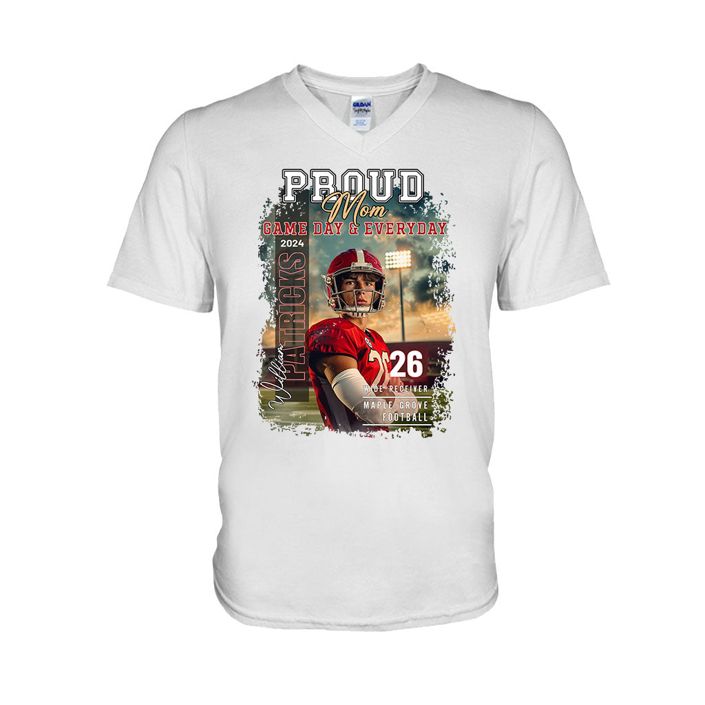 Maman/Papa/... Jour de match et au quotidien - T-shirt et sweat à capuche de football personnalisés