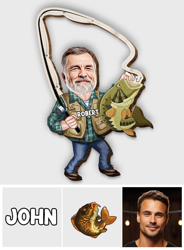 Clip de pare-soleil de voiture personnalisé en forme de pêche - Gardez-le à portée de main