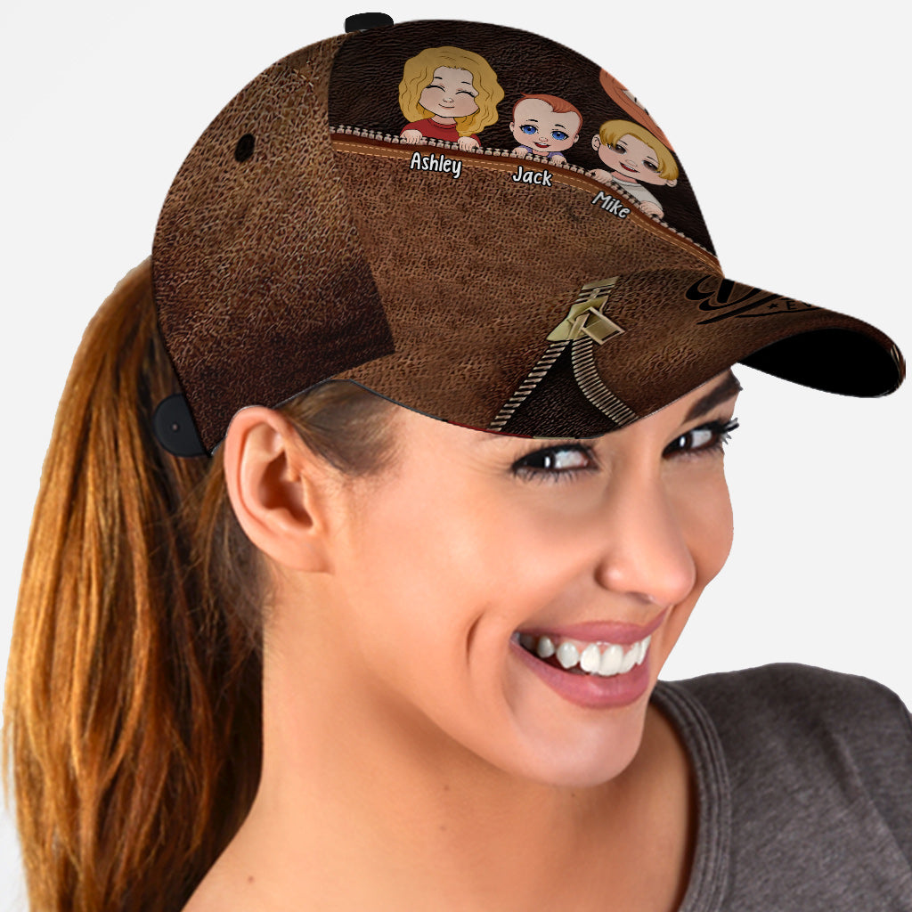 Meilleur papa du monde - Casquette classique personnalisée pour papa