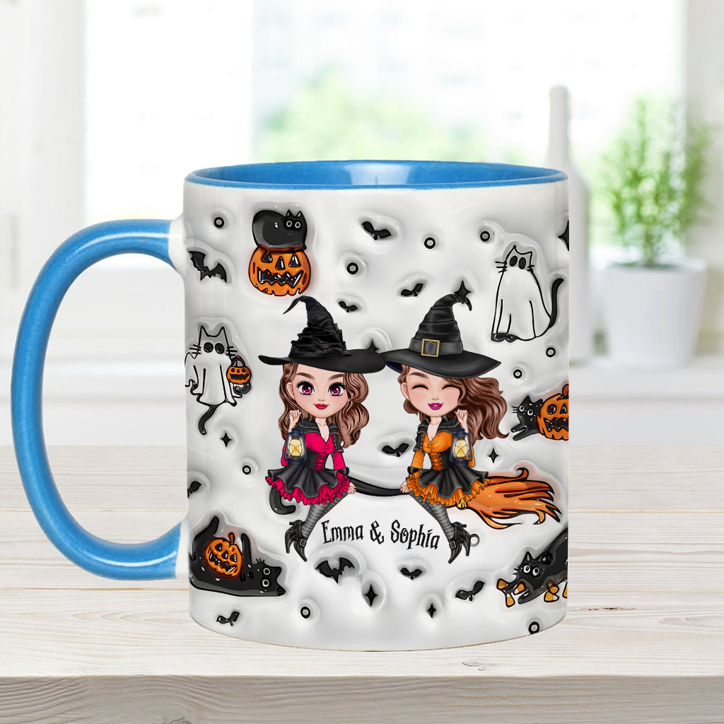 You Can't Sit With Us Best Witch - Personalized Bestie Accent Mug