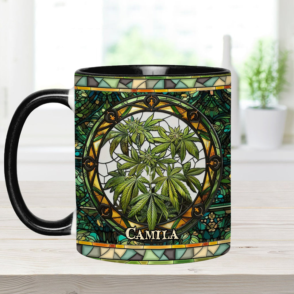 Mug personnalisé « C'est 420 quelque part » avec une touche cannabis