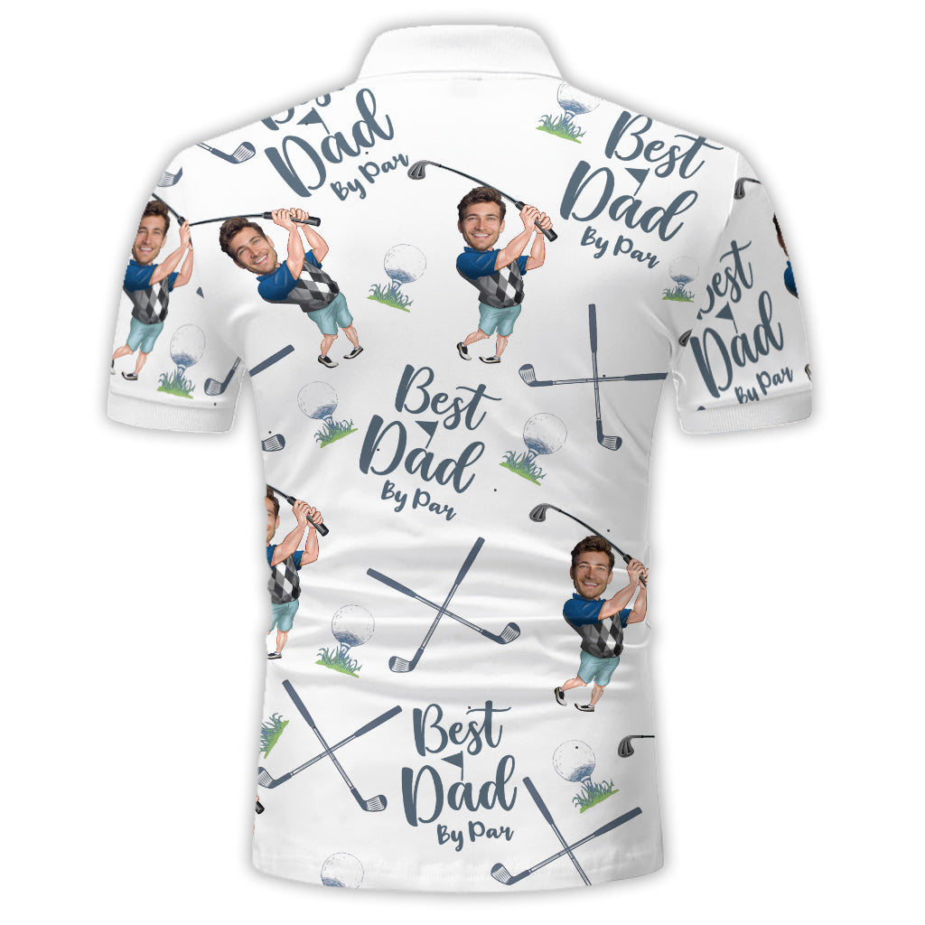 Meilleur papa/papa/grand-mère... Par Par - Polo de golf personnalisé