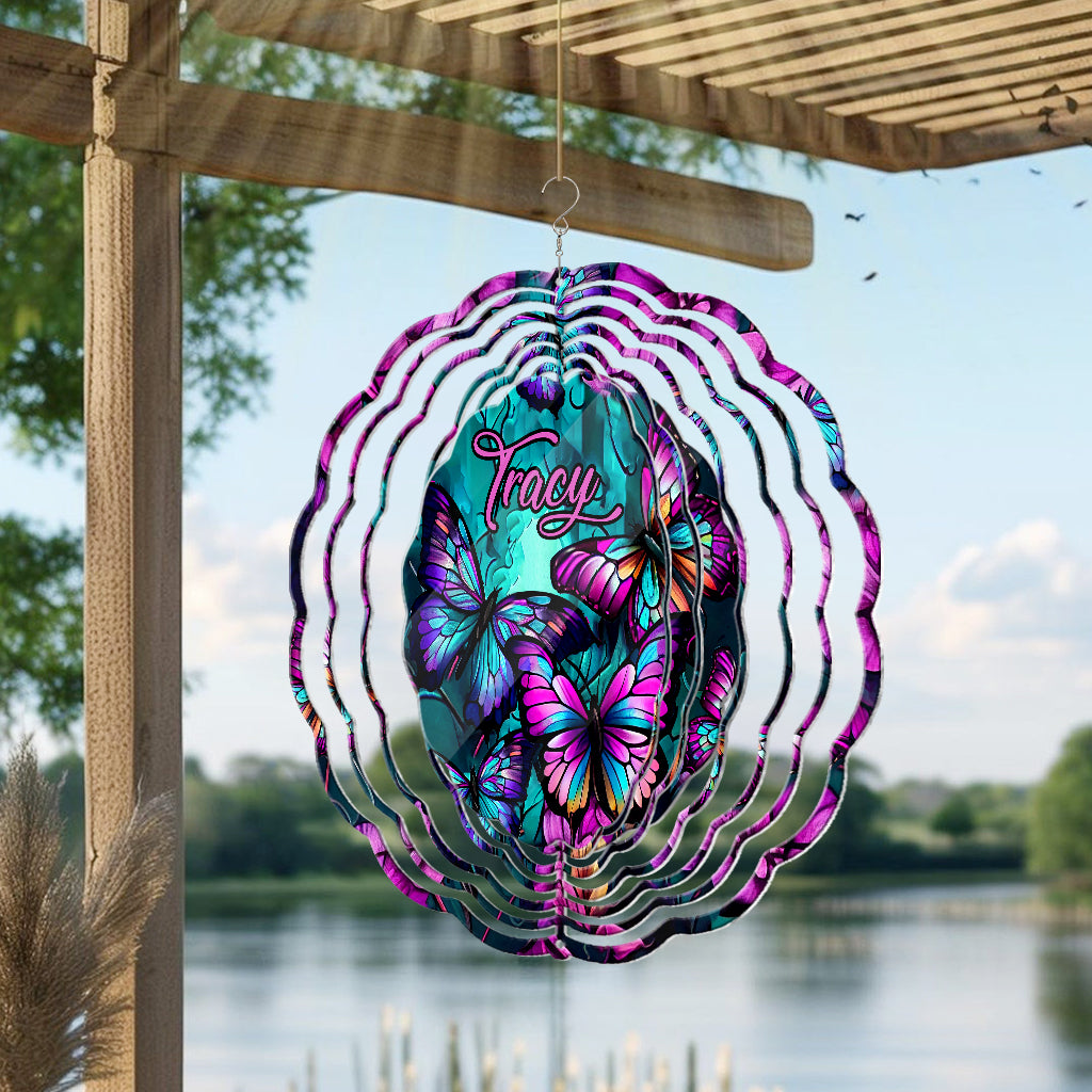 Papillon au vent - Girouette papillon personnalisée