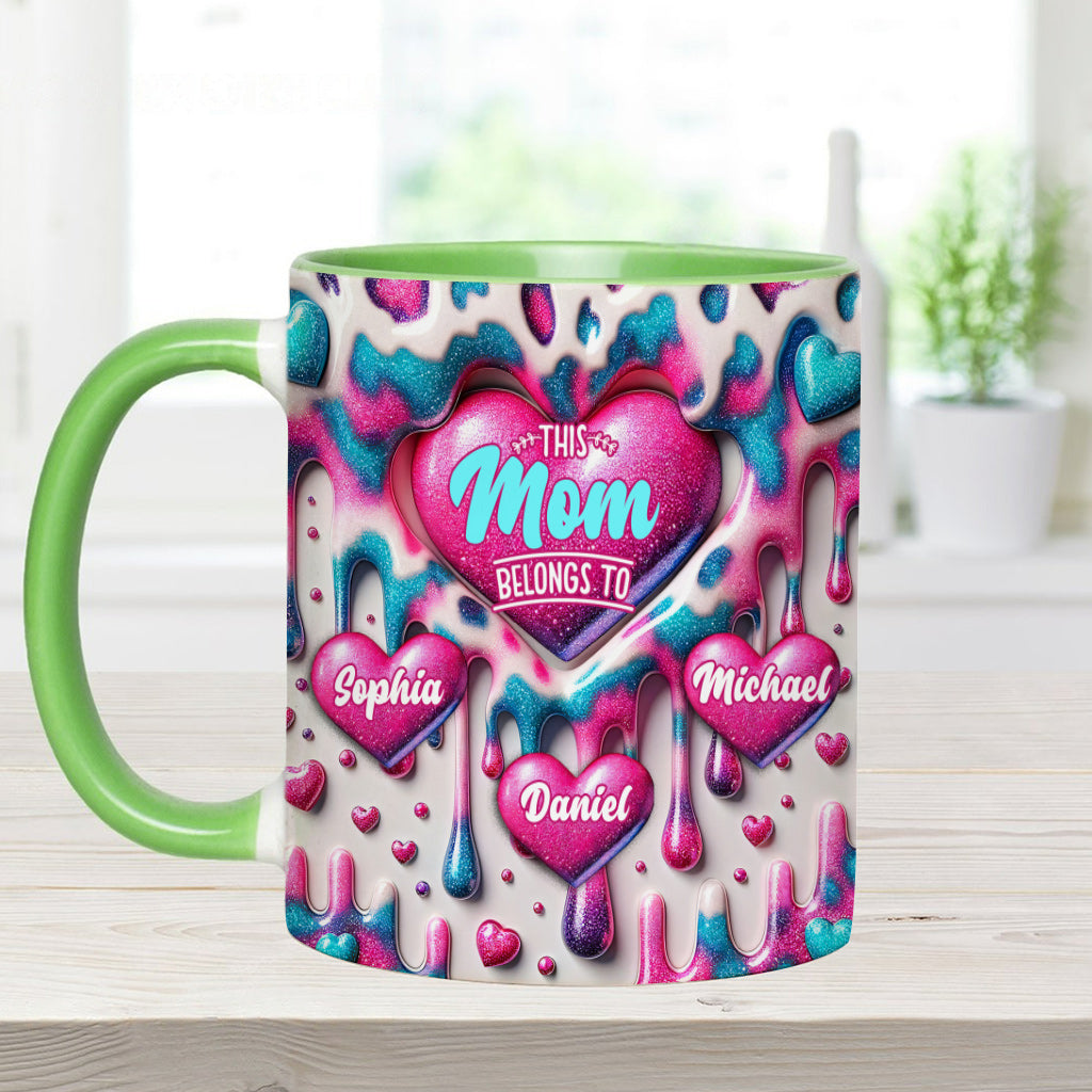 Cette maman appartient à - Mug personnalisé pour maman