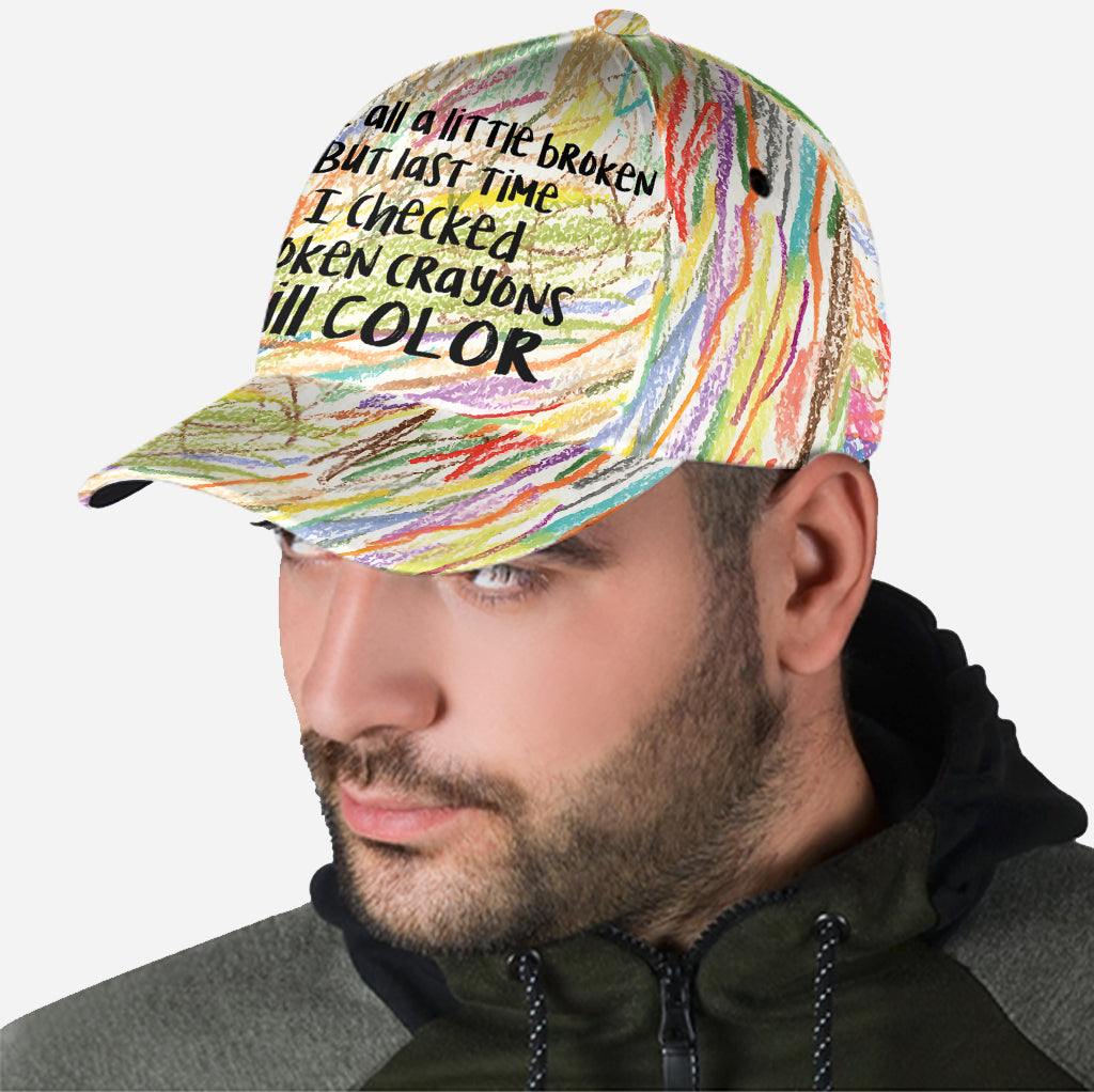 Nous sommes tous un peu brisés - Casquette classique de prévention du suicide