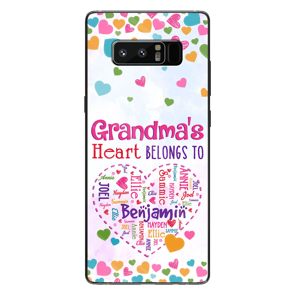 Coque de téléphone personnalisée « Le cœur de grand-mère »