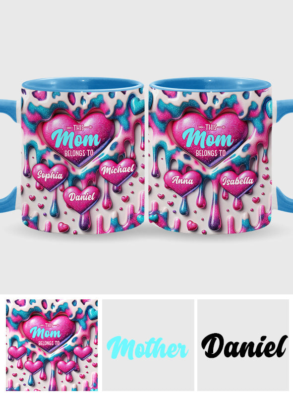 Cette maman appartient à - Mug personnalisé pour maman