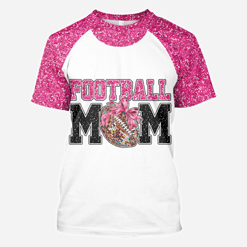 Football Mom Croquette - Personalized Football All Over Shirt