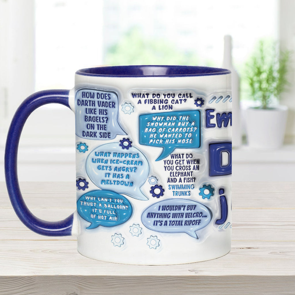 Urgence blagues de papa - Mug personnalisé pour papa