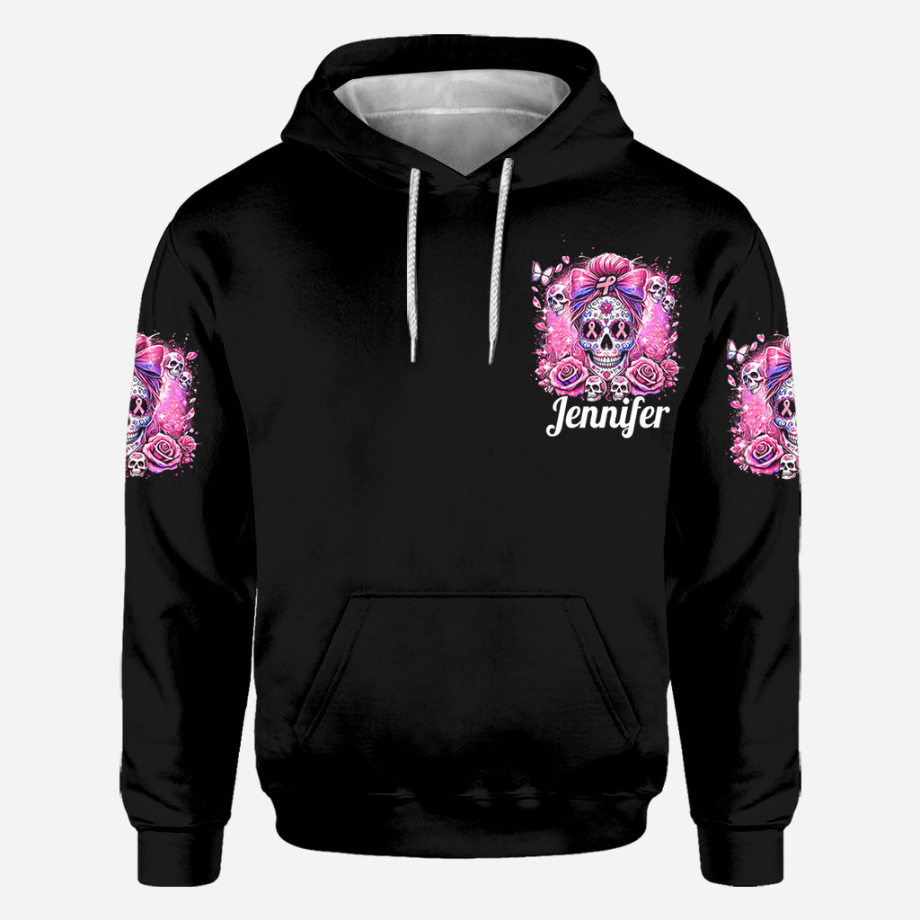 En octobre, on porte du rose - T-shirt personnalisé intégral pour la sensibilisation au cancer du sein