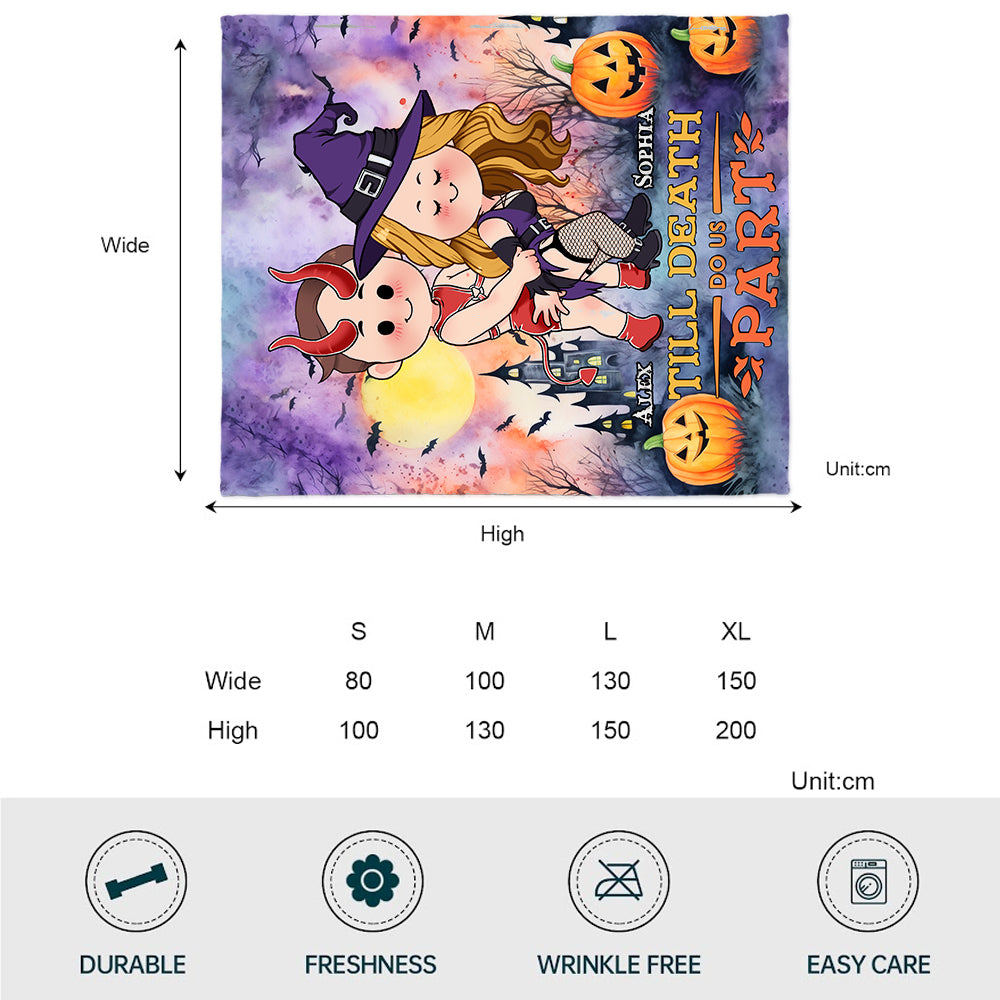 Jusqu'à ce que la mort nous sépare - Couverture personnalisée pour couple