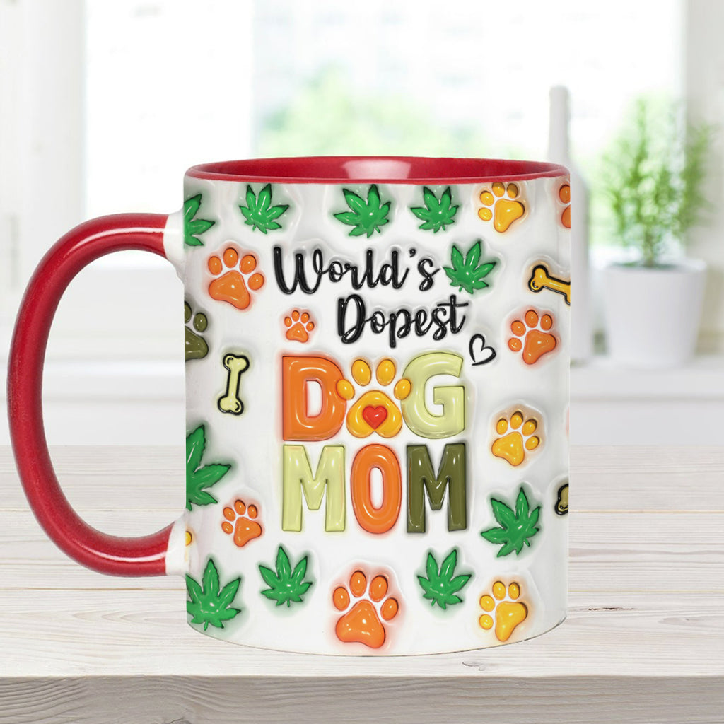 World's Dopest Pet Parent - Personalized Weed Accent Mug
