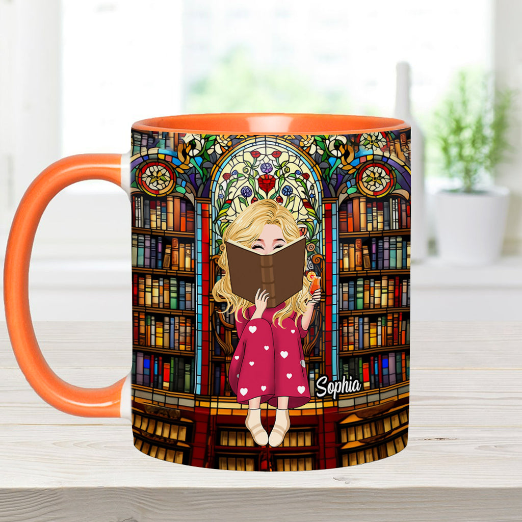 Mug personnalisé « Juste une fille qui aime les livres »