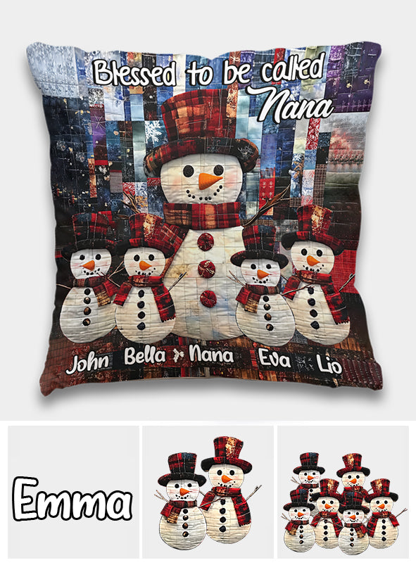 Blessed to Be Called - Personalized Grandma Throw Pillow