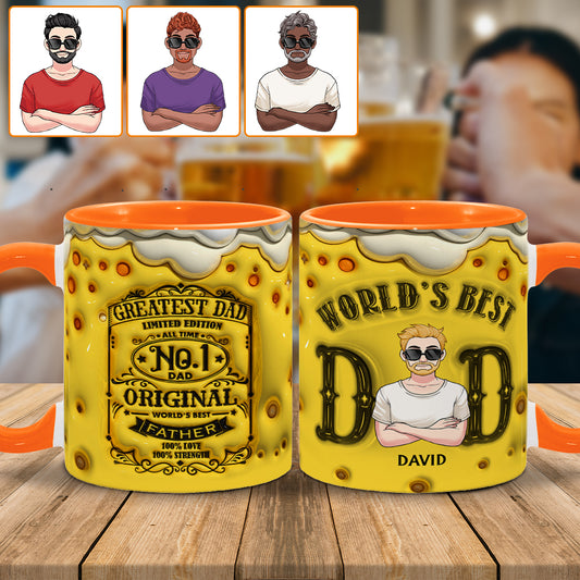 Meilleur papa du monde - Mug personnalisé pour papa