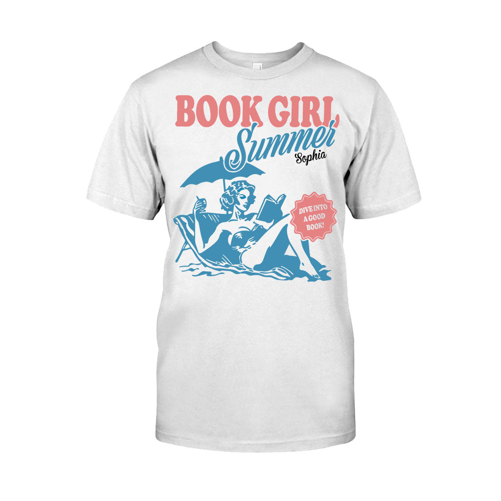 L'été des filles de livres - T-shirt et sweat à capuche personnalisés « Livre »