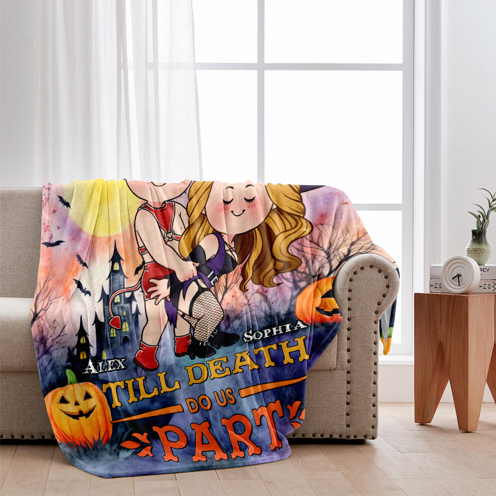 Jusqu'à ce que la mort nous sépare - Couverture personnalisée pour couple