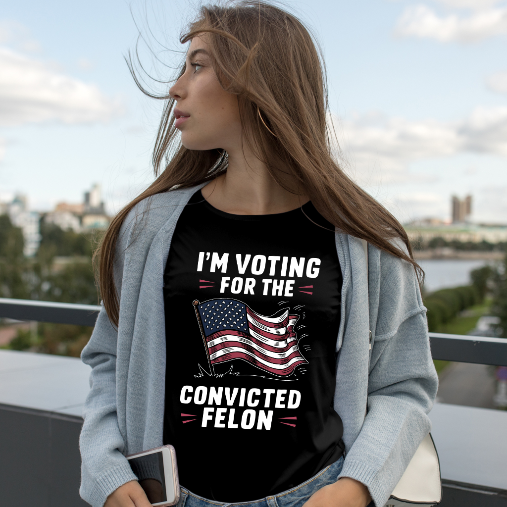 T-shirt « Trump condamné pour crime », T-shirt Trump 2024, T-shirt républicain, T-shirt « Voter », T-shirt MAGA 2024, T-shirt « Élection Donald Trump »