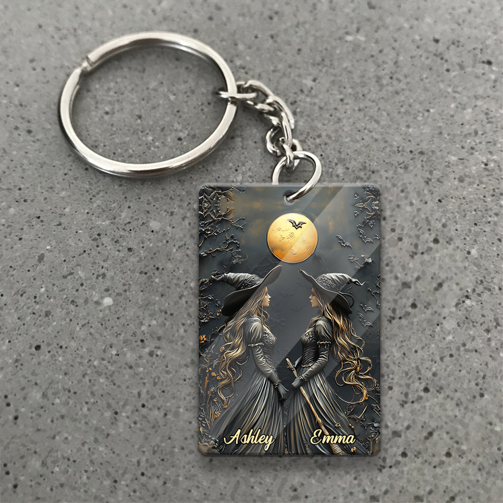 Sorcières par nature, garces par choix - Porte-clés personnalisé pour meilleure amie