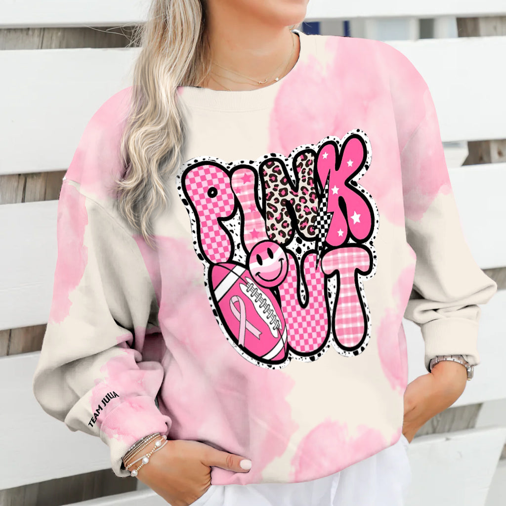 Pink Out - Personalized Breast Cancer Awareness All Over Shirt