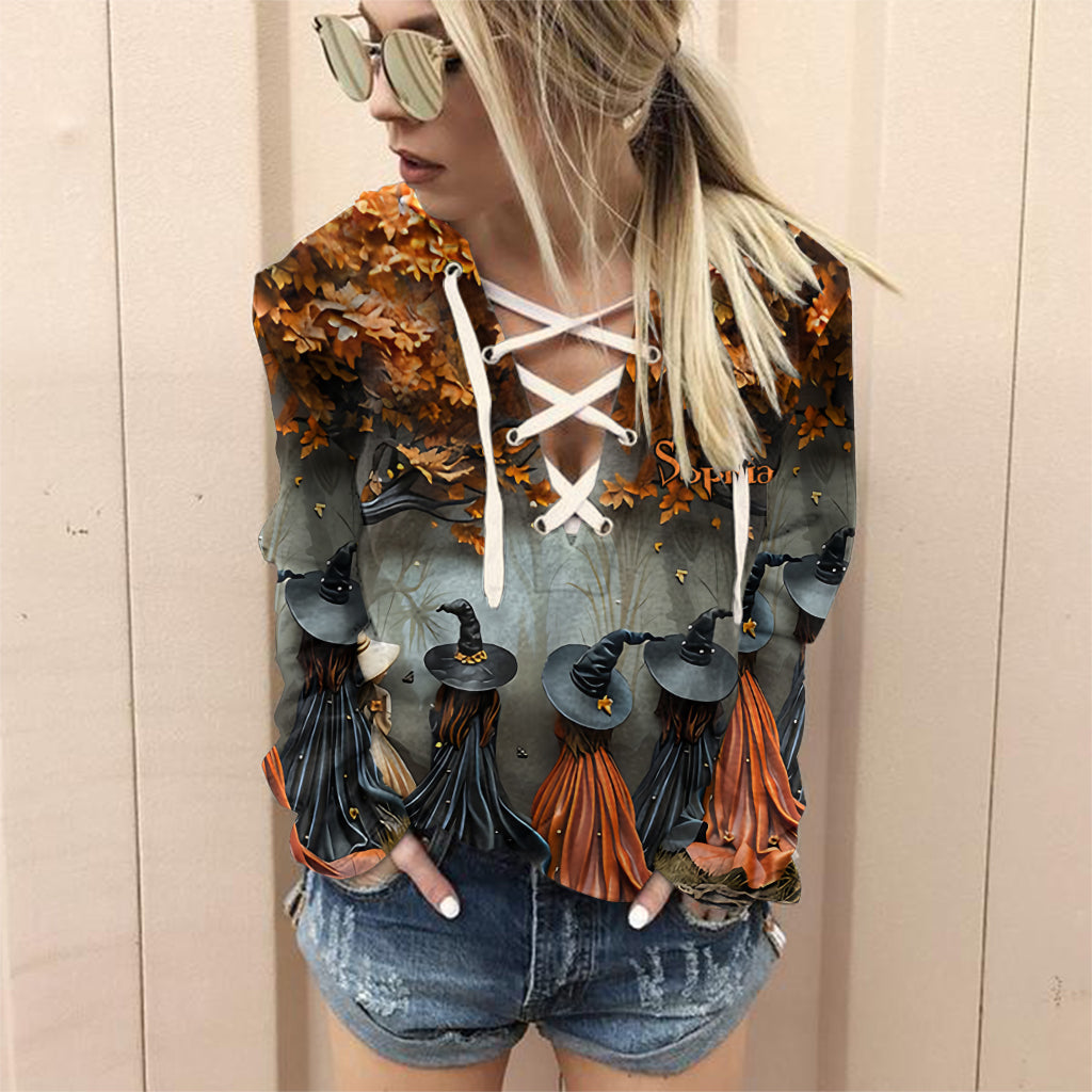 Robe de sorcière personnalisée à épaules dénudées et manches longues - Magnifique robe de sorcière