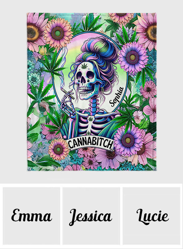 Couverture personnalisée Cannabitch