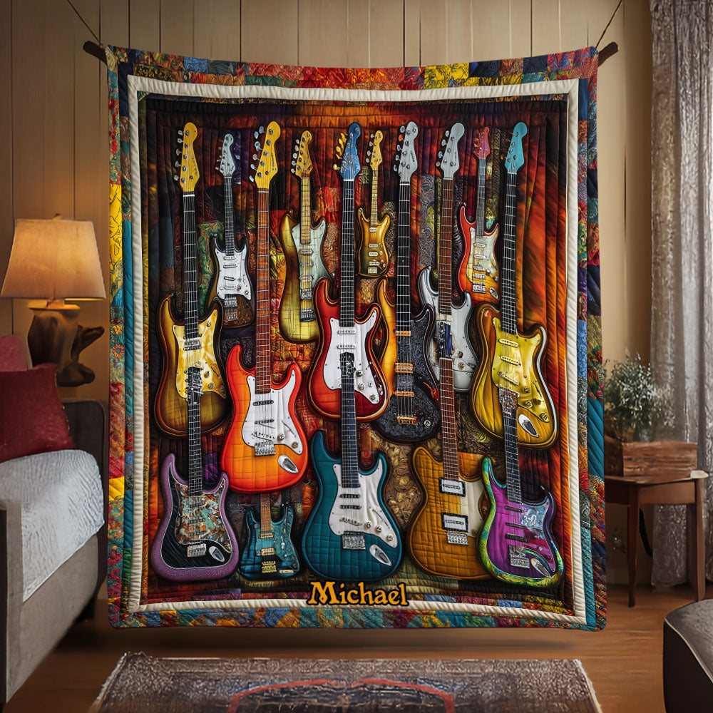 Belles guitares - Couverture guitare personnalisée