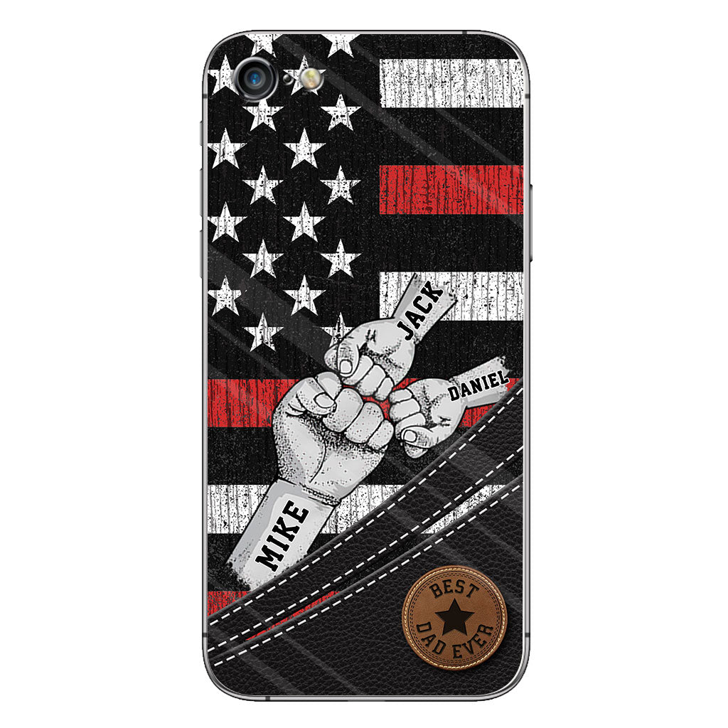 Meute de loups - Coque de téléphone personnalisée pour papa