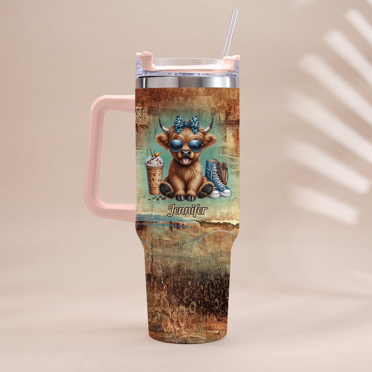 I'm Not A Hot Mess - Personalized Tumbler With Handle