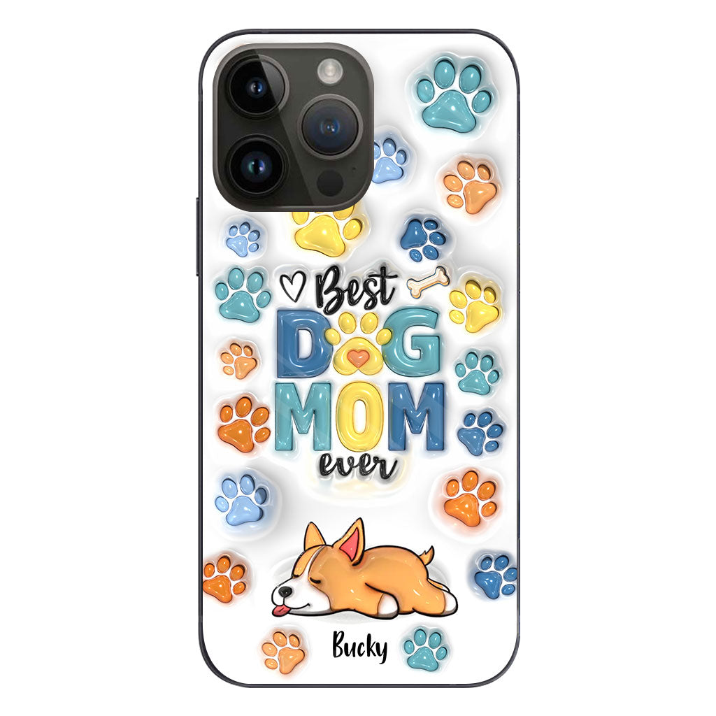 Meilleur papa/maman de chien au monde - Coque de téléphone personnalisée pour chien