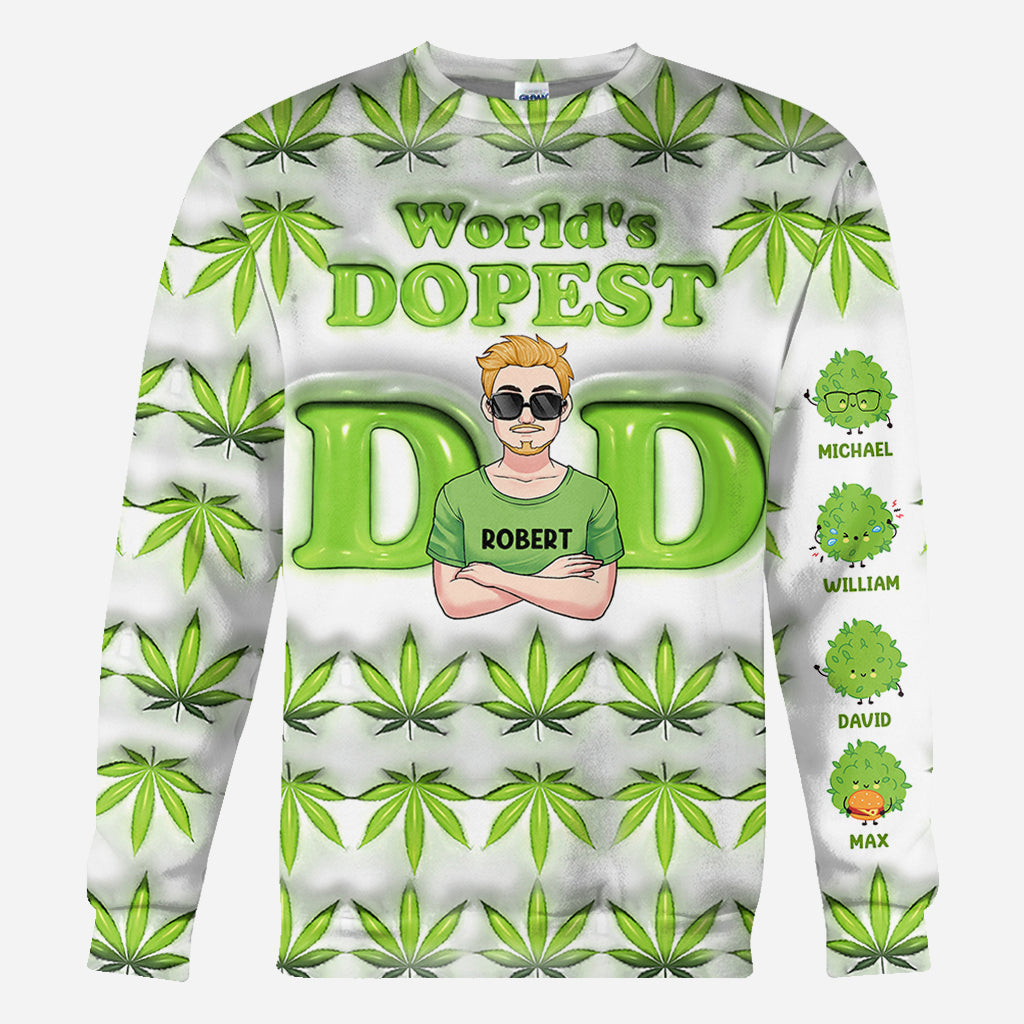 Le papa le plus cool du monde - T-shirt personnalisé pour papa