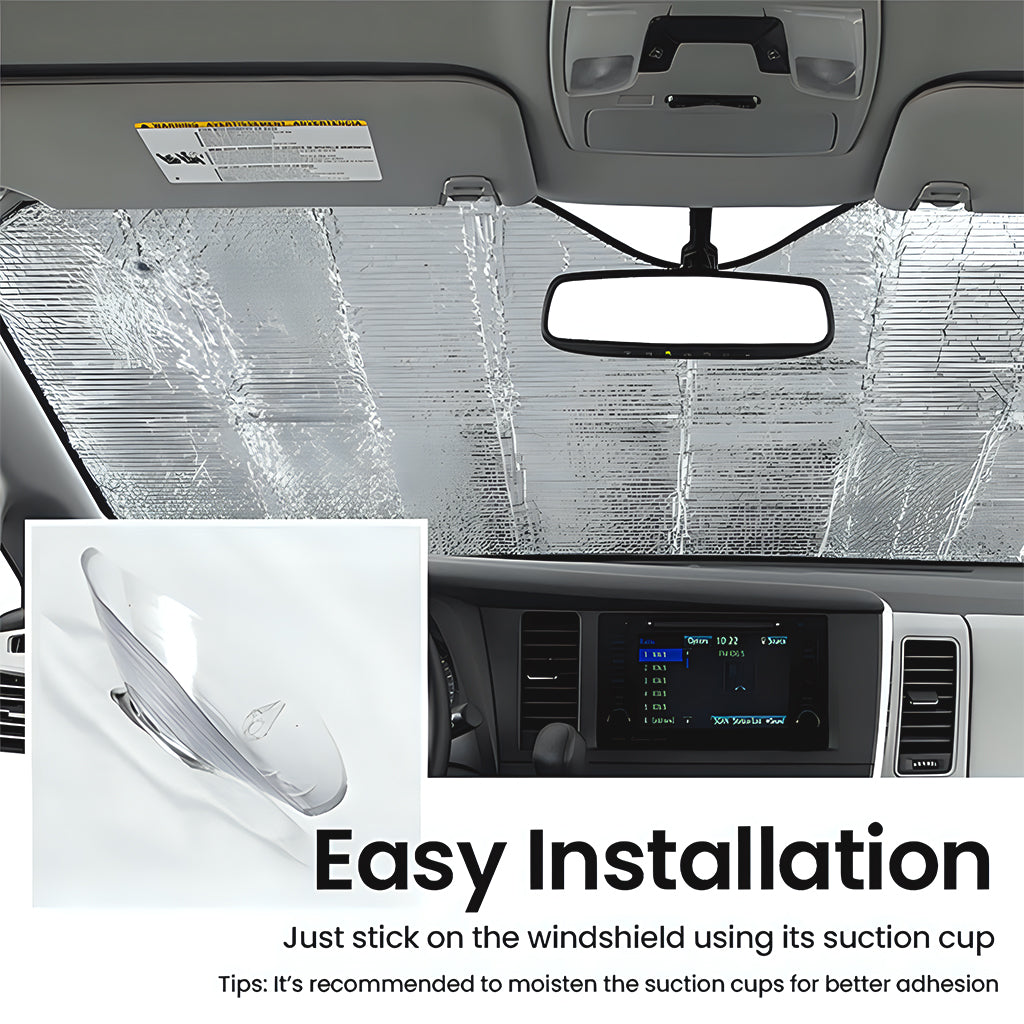 Ne regardez pas en arrière - Pare-soleil de voiture personnalisé