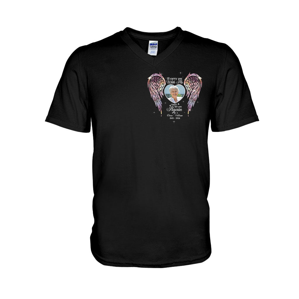 Ailes commémoratives Tes ailes étaient prêtes, mais mon cœur ne l'était pas - T-shirt et sweat à capuche commémoratifs personnalisés