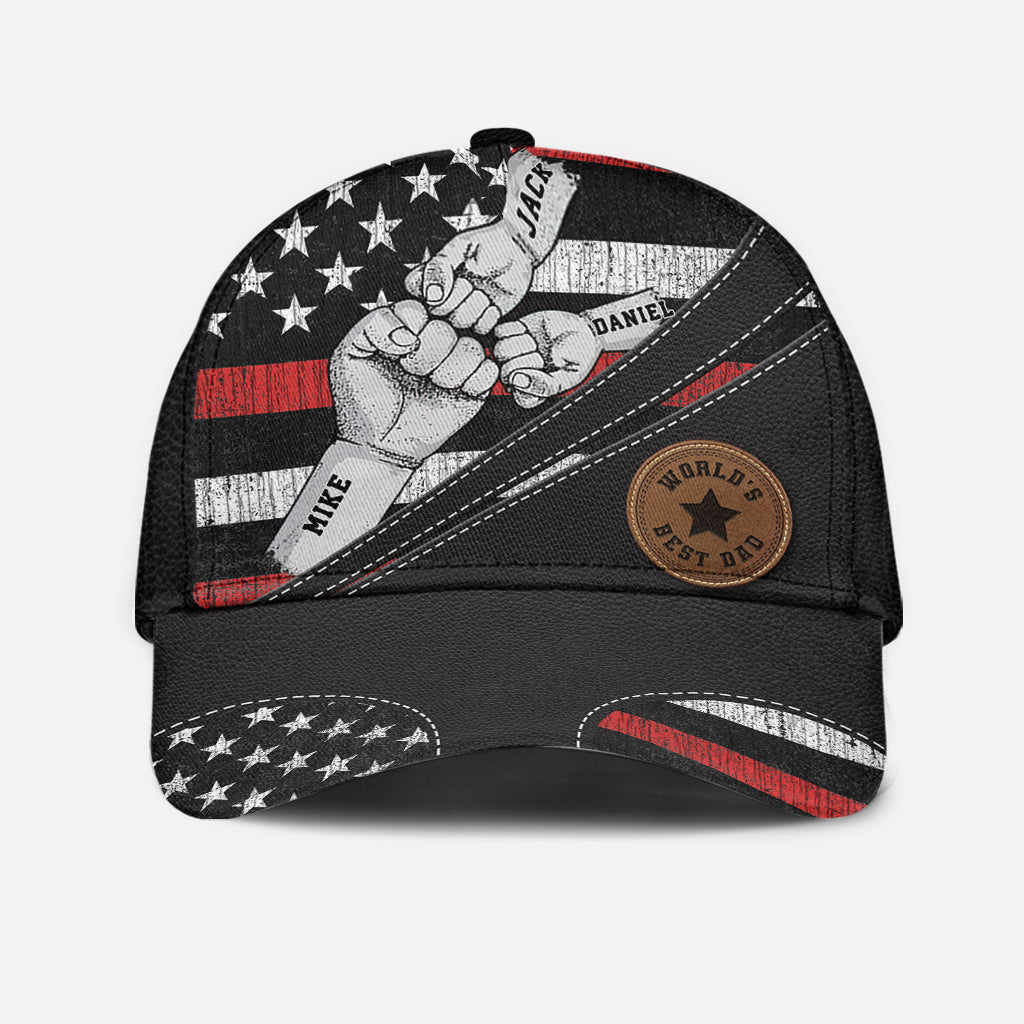 Meilleur papa du monde - Casquette classique personnalisée pour papa